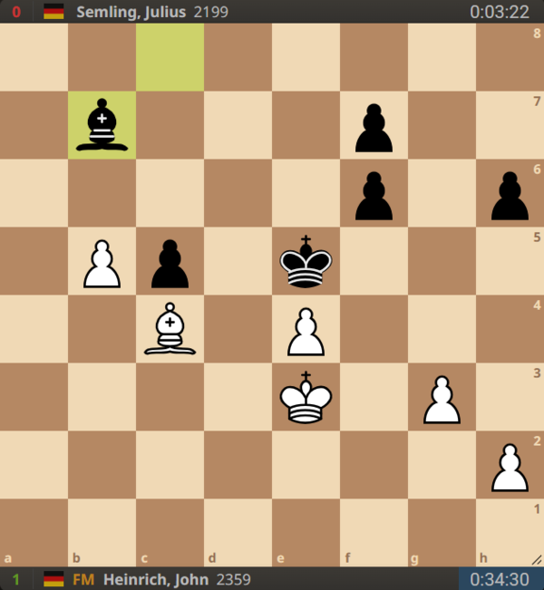 John Heinrich vs Julius Semling, U18 R7