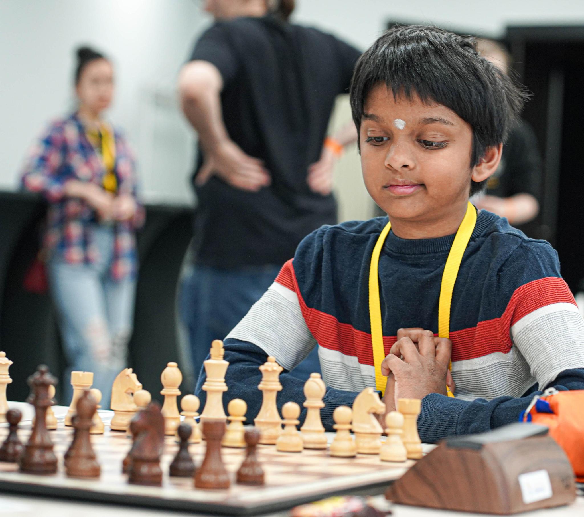 Aadith Ranganathan ist Deutscher Meister U8: Deutsche Schachjugend